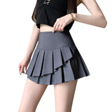 Short Skirt Girl Sweet Wear Irregular Cake 100 Fold Skirt High-Rise Skirt