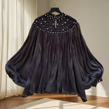 Korean Version Of The Design Of The Beautiful Flowers Fashion Tidlys Gentle Sweet Long-Sleeved Top Woman