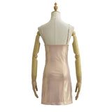 Spice Girls Summer Sexy Chiffon PU Girls Series Suspension Dress Brightly Closes The Waist Night Shop Dress