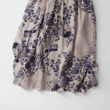 2026 New Spring And Summer Women's High-End Maid Dress Print Loose Retro Skirt