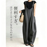 8 Colors! Same Day! Large-Size Broad-Legged Strapped Trousers 2026 Spring And Summer New Lazy Wind Showing Thin