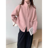 KANING Spur Jersey Knitted 2026 Autumn Half-Neck Sweater Jacket