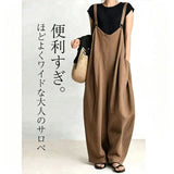 8 Colors! Same Day! Large-Size Broad-Legged Strapped Trousers 2026 Spring And Summer New Lazy Wind Showing Thin