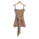 Sweet Hottie Summer Waist Strap Two Sets Of Slings With Sleeveless Bottom Vest Thread Thin Top