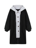 2026 Autumn And Winter New Loose Long-Term Lamb Wool Coat Women Thick Hooded Hooded