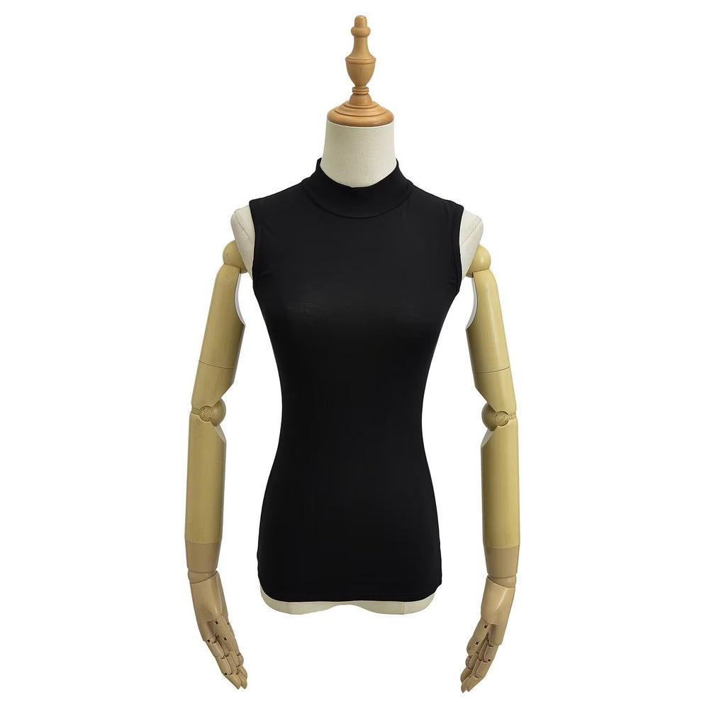 Hottie Summer Personality High-Neck Vest Sleeveless Slimming Top