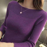 2026 New Sweater Bottom Shirt Women In The Spring And Autumn New Bunny Knitting Shirt