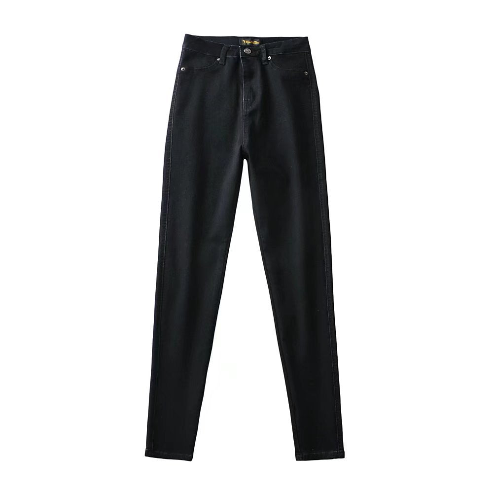 Summer High Elastic Thin Model Of Low-Footed Pencil Pants Raised Hips Thin