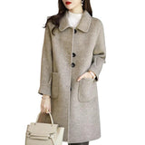 Hairy Coat Women Autumn And Winter New Small Korean Version Of The Long Hair Coat Coat
