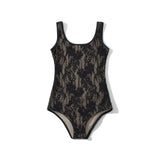 Summer New Women's U-Neck Sexy Double Lace Slings Joint Women's Bottom Vest