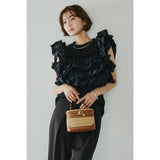 Real Shooting A Large Number Of Summer New Heavy Industry Plate Flowers Wearing French Women Cotton Shirt Breathable Women's High-End Top