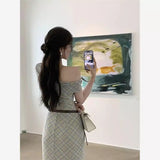 Pure-Want-Style Sexy Out-To-Shoulder Collar Dress With Thin Lattice Dress Summer New Thin Dress