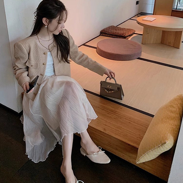 Small Fragrant Wind Thick Coat Women's Spring And Autumn 2026 New French Short High-End Fried Street Temperament Top