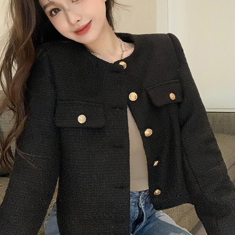 Small Fragrant Wind Thick Coat Women's Spring And Autumn 2026 New French Short High-End Fried Street Temperament Top