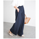 The Gentle Wind Straight Trousers Women 2026 Summer New Korean Version Of The Tight High-Waist Temperament Thin Leg Pants