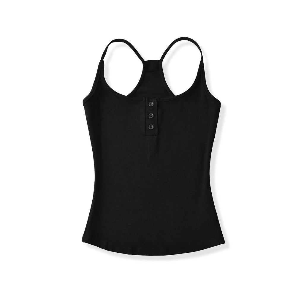 I-Word Vest U-Neck Sling Thin Summer Thin