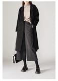 Specialty Quality Warm Eight-Point Broad Leg Pants 2026 Winter New Fashion Plus Thick Hairy Slacks Women's Pants