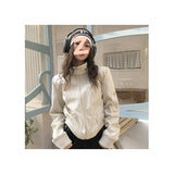 Vintage Short Leather Coat Woman 2025 Autumn New Design Small Leather Jacket Locomotive Suit Woman