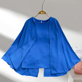 French Large-Size Women's Clothing Design Sense Of The Mantle Shirt Female Senior Sense Sister Wearing Temperament Spring Women's Top