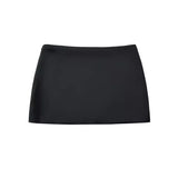 Spice Girls Summer Low-Chest Bag Hip Temperament Lady Commutes To Walk Half-Bright Skirts With A Short Skirt And A Set-Faced Skirt