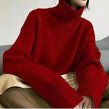 KANING Basic High-Necked Hooded Sweater Women's New Loose Lazy Wind Bottoming Shirt In Autumn And Winter 2026