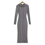 Spice Girls Autumn And Winter Bottom Grip Zip Hooded Long Sleeves To Keep Warm Waist Fishtail Skirt