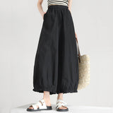 Nine-Legged Trousers Women's Summer Thin 2026 New Loose Straight Air Pants White Trousers
