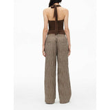 Purely Sexy Hottie Hanging Neck Sling Vest Women Summer New Slim Slim Short Gas Blouse Tide