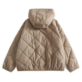 Real Shooting 2026 New Cotton Warm Hooded Cotton Clothes Loose Autumn And Winter Cotton Cotton Retro Short Cotton Coat