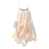 New Style Dress Female Princess Travel Summer Small Man Wearing Temperament French Beauty Sling Girl Skirt