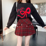 The Real Price Of The Hairy Lattice Hundred Folded Skirt A-Skirt Skirt Women's Autumn And Winter High-Waisted New Umbrella Skirt Short Skirt