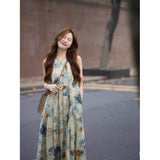 French High-Grade Feeling Slightly Fat Mm Large Size French Striped Shirt Dress With Thin Temperament Long Dress