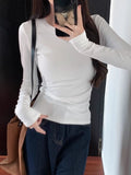Hottie Slime Bottom Long-Sleeved T-Shirt Girl In Sexy Body Long Sleeve Bottom Top Woman