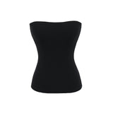 Pure-Want Summer Sleeveless Chest Pads With Chest Vest To Collect Short Skinny Bottom Top