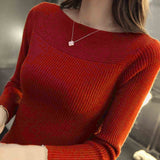 2026 New Sweater Bottom Shirt Women In The Spring And Autumn New Bunny Knitting Shirt