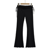 Spice Girls With The Same Lace Micro-Tuffs New Low-Waisted Casual Ass Sexy Trousers Thin Pure Lust