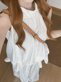 White Blouse Pants Two Sets Of Women's Summer 2026 New Summer Korean Beauty A Complete Set Of Ootd Wear
