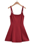Hottie Summer Sexy Square Tie Sling A Skirt Low-Chest Skirt Skirt Bottom Dress Skirt Skirt Skirt Skirt