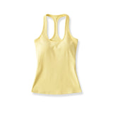 Pure Hot Babes Broth Pad U Collared Vest Tops Thin Leisure Sports Hoisting Slings
