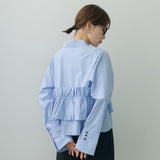 Multiplication Sea Freight Spring And Autumn New Stripe Recommended Collar Lace Skirt Stripe Classic Lining