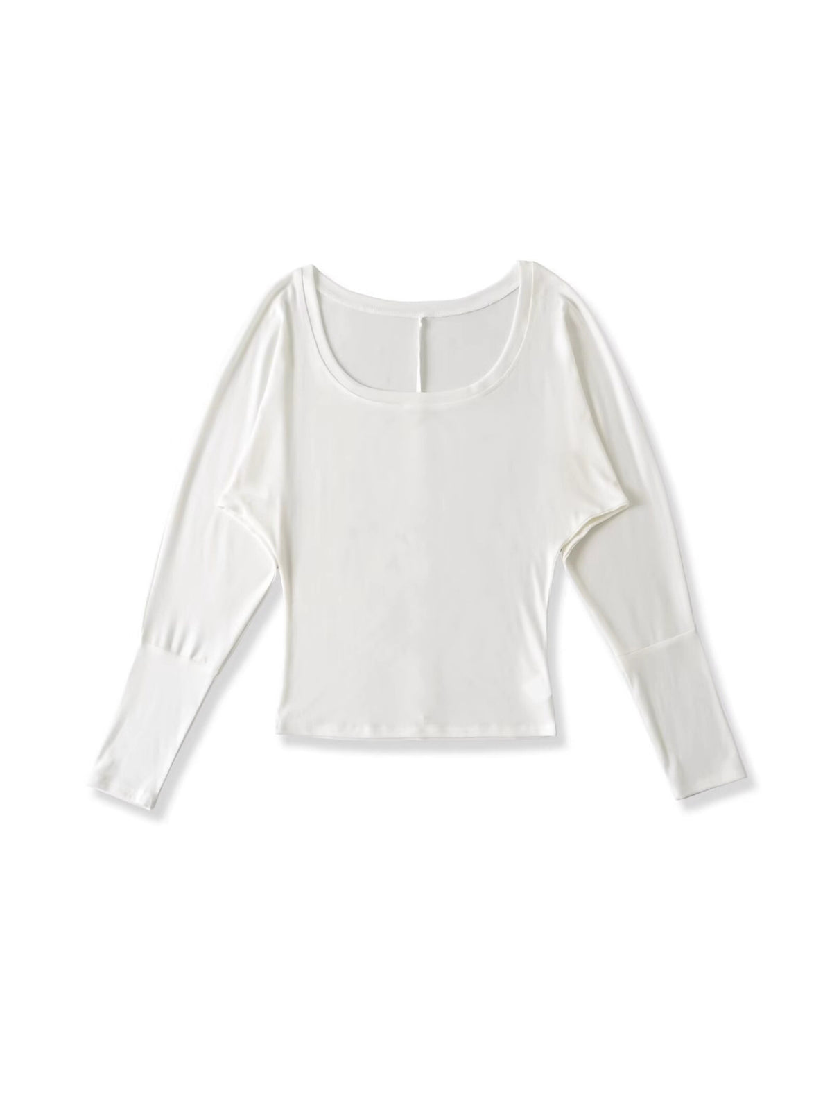 Big U Collar Long-Sleeved T-Shirt T-Shirt Inside The New Pure Desire
