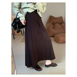 KANING Autumn Warm And Comfortable Knitted Skirt 2026 New Korean Edition Harvesting Skinny Mid-Dressed Skirt Woman