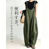 8 Colors! Same Day! Large-Size Broad-Legged Strapped Trousers 2026 Spring And Summer New Lazy Wind Showing Thin