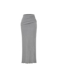 Hottie Sexy High-Waisted Hip Half-Dress Dress Pure Lust Wind Rollover Skirt Woman
