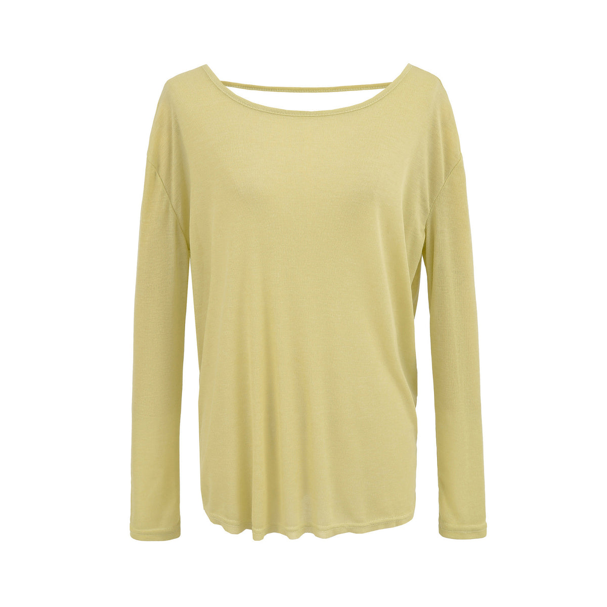 Twisting Back Sunscreen T-Shirts In The Long-Sleeved Autumn With A New T-Shirt Collar
