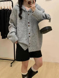 KANING Hooded Knitted Cardigan Women's New Languile Wind Solid-Colored Sweater Jacket In Autumn 2026