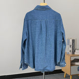 Three-Dimensional Flowers Spliced Short Denim Jacket Women Spring And Autumn New Port Wind Small Jacket Top Retro