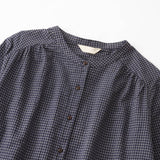 Cotton Plaid Summer Loose Shirt Long Dress Large New Short-Sleeved Summer Shirt Women's Dress