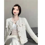Short Small Fragrant Coat Female Design Sense 2026 Spring And Autumn New French Famous High-End Temperament Multi-Buckle Top