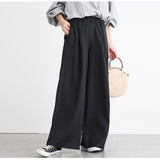 The Gentle Wind Straight Trousers Women 2026 Summer New Korean Version Of The Tight High-Waist Temperament Thin Leg Pants
